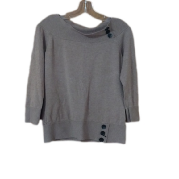 Katie's Sweater size M Ribbed Trim with Buttons - Picture 1 of 5